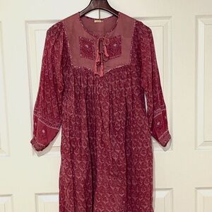 Matta NY Bheendi Esha Dress Pink Small